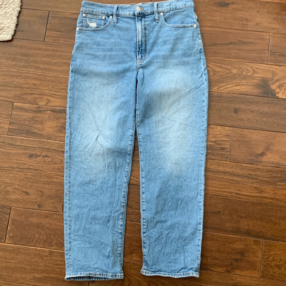 Madewell Light Blue Straight Leg Jeans